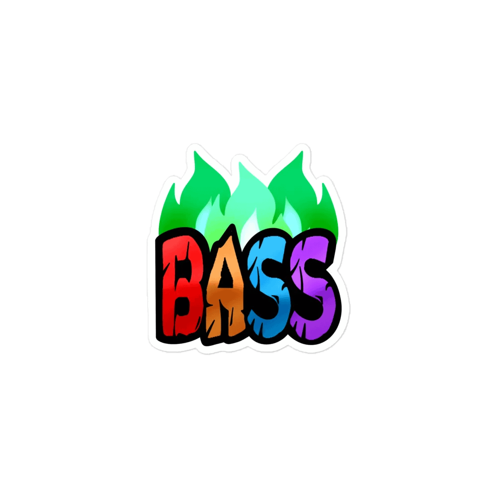 Fire Bass Die-Cut Magnet product image (1)