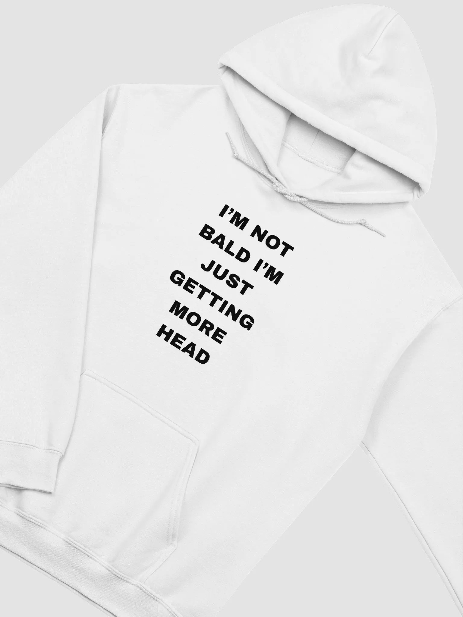 I'm Not Bald I'm Just Getting More Head Hoodie product image (3)