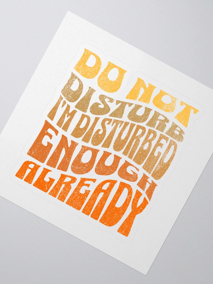 Disturbed Vibes Kiss Cut Stickers product image (2)