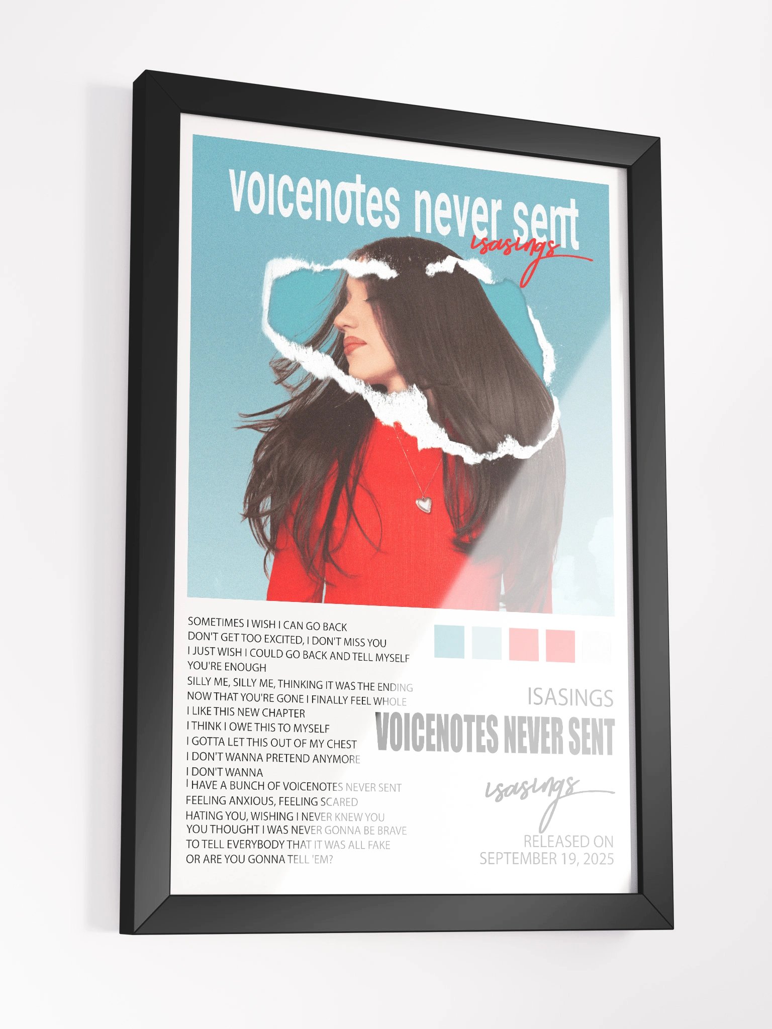voicenotes framed matte poster product image (3)