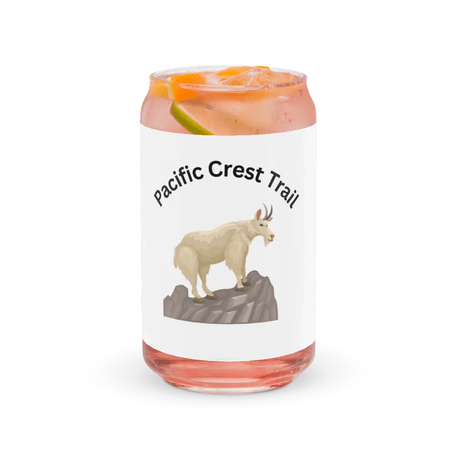 Pacific Crest Trail drinking glass (Mountain Goat) product image (37)