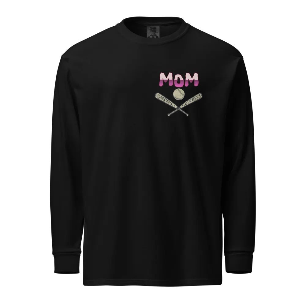 Mom's Baseball Tribute Long Sleeve Shirt product image (1)