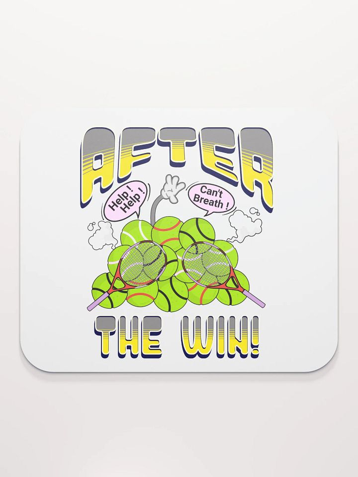 After The Win Tennis Whimsical Mouse Pad product image (1)