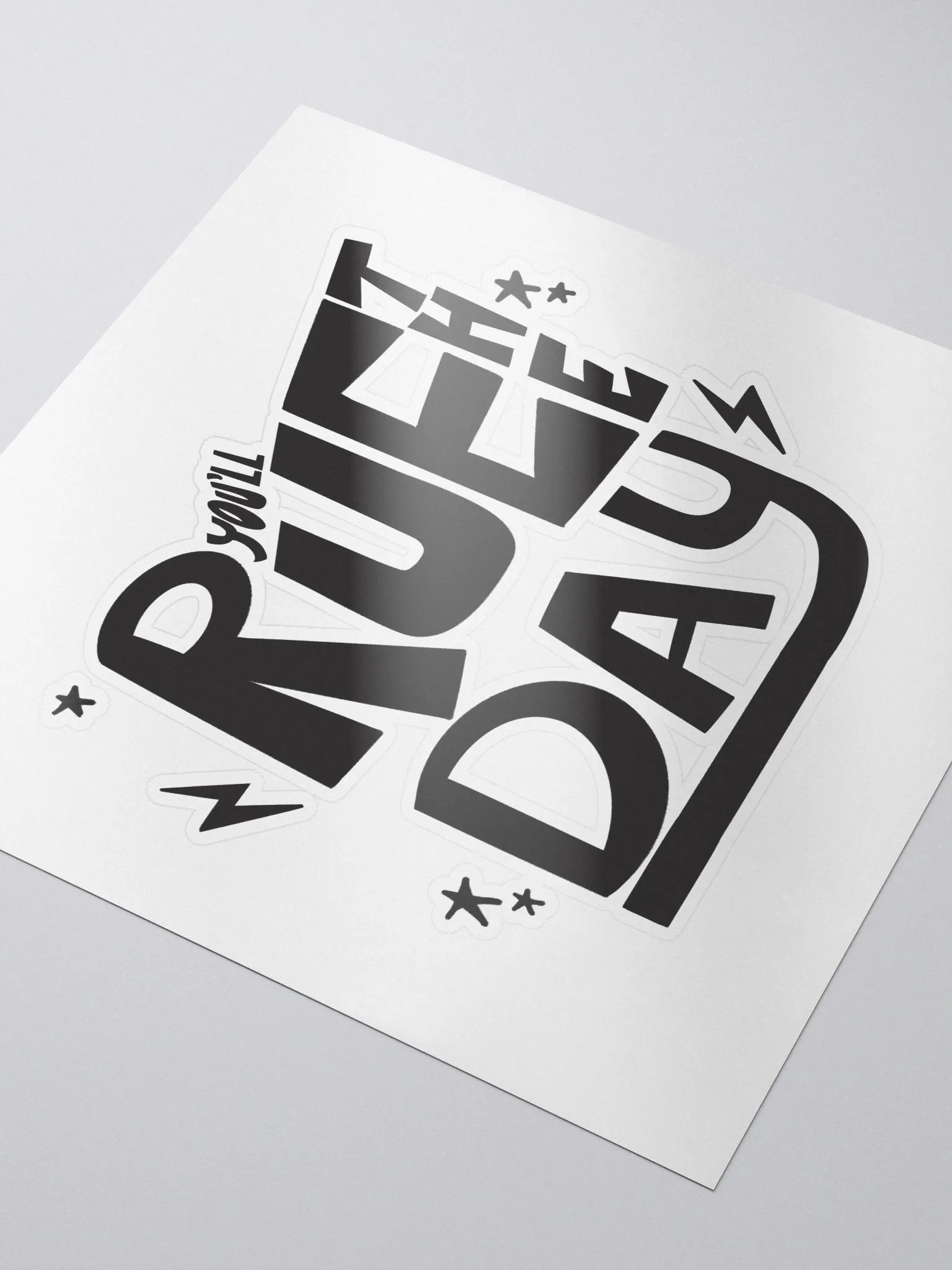 You'll Rue The Day Die-Cut Sticker product image (3)