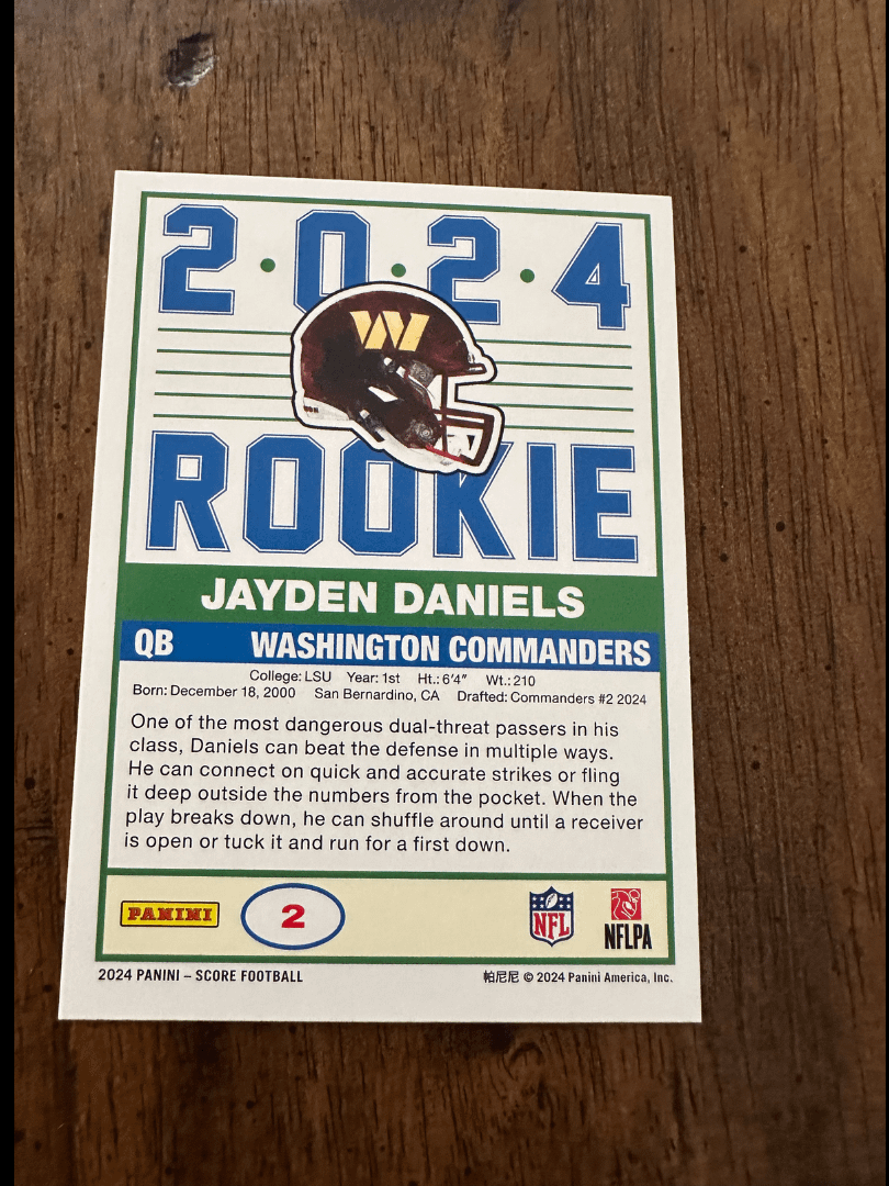 Jayden Daniels Rookie product image (2)