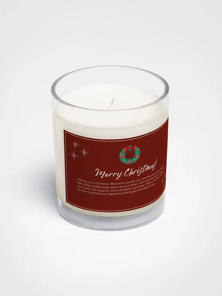 Merry Christmas Soy Wax Candle product image (2)