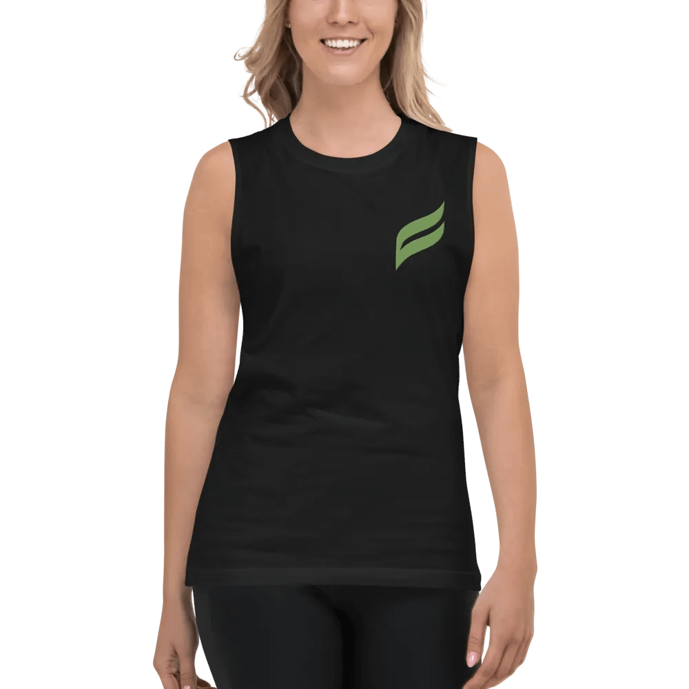 gym bro tank (embroidered logo) product image (6)