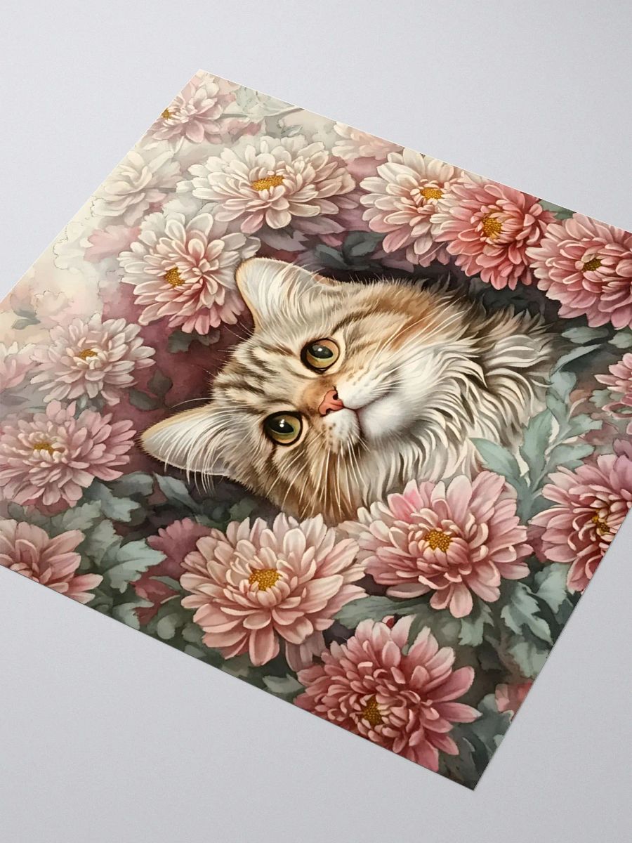 Chrysanthemum Cat Stickers product image (3)
