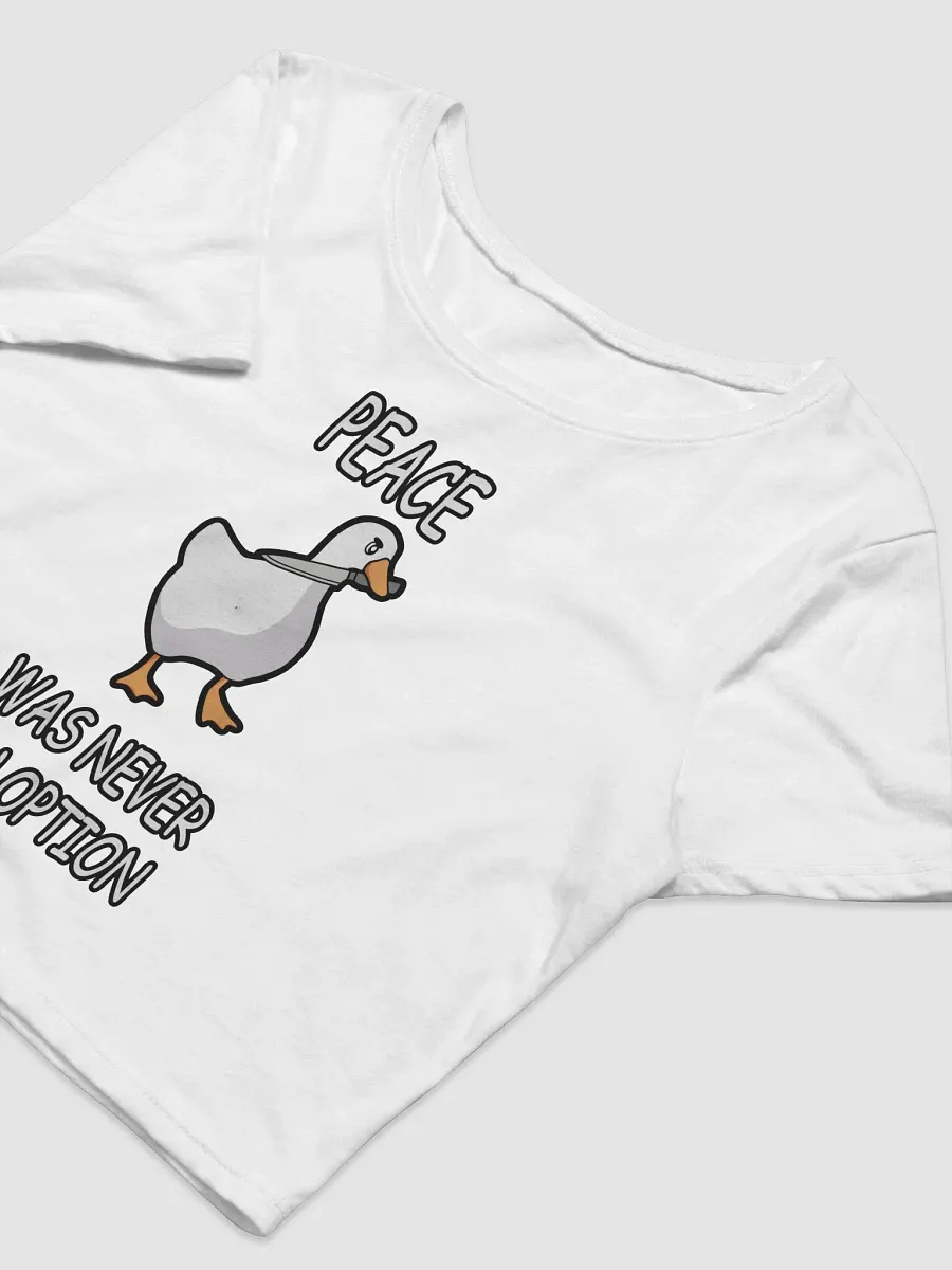 Knife Goose Women's Cropped T-Shirt product image (3)