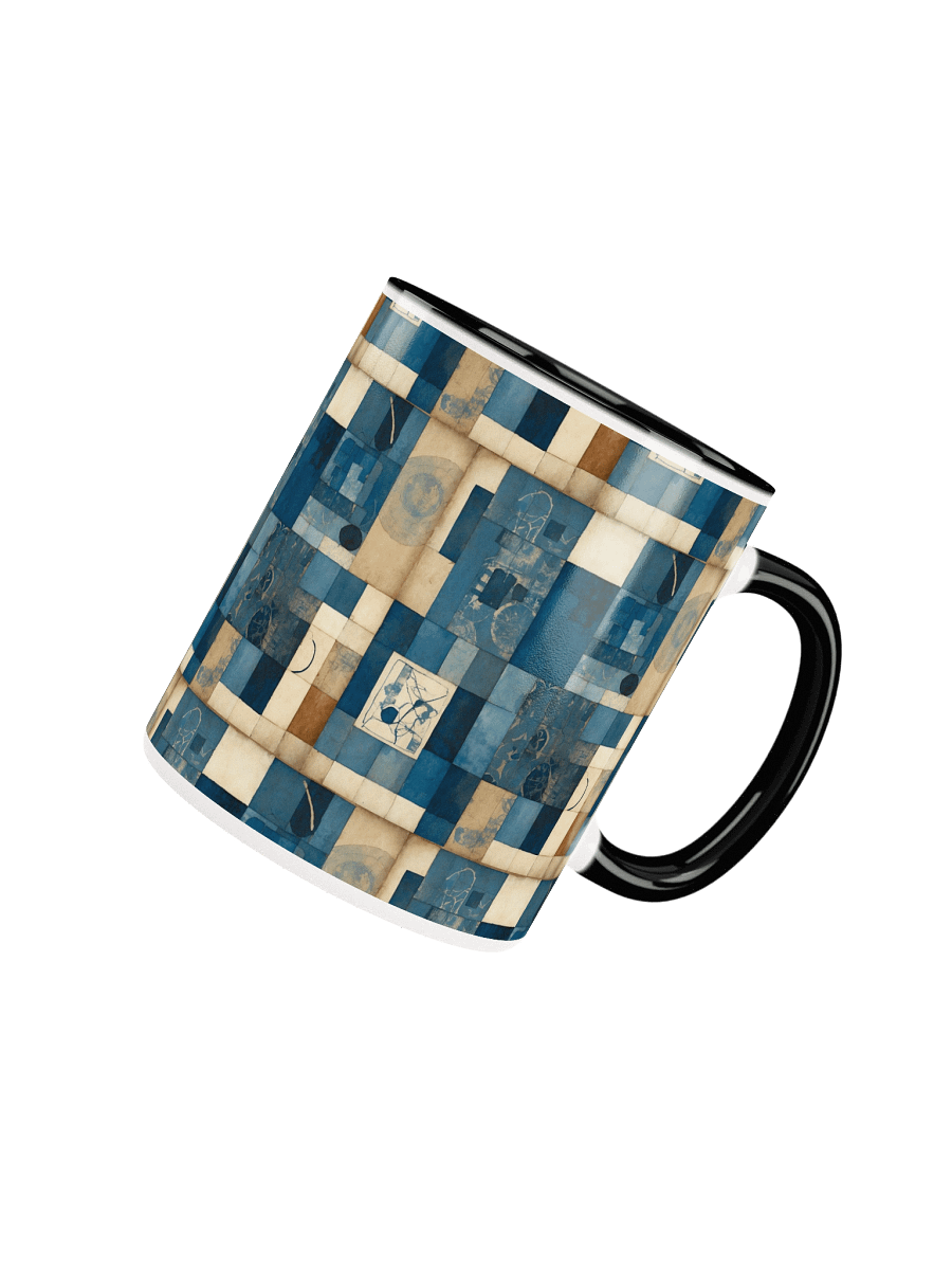 Mosaic Blues Ceramic Mug product image (7)