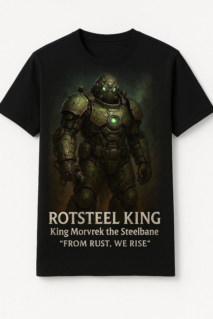 🟢 Rotsteel King: King Morvrek T-Shirt product image (1)