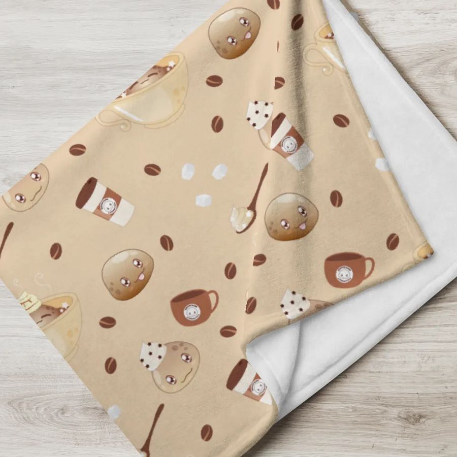 Coffee Slime Throw Blanket product image (5)