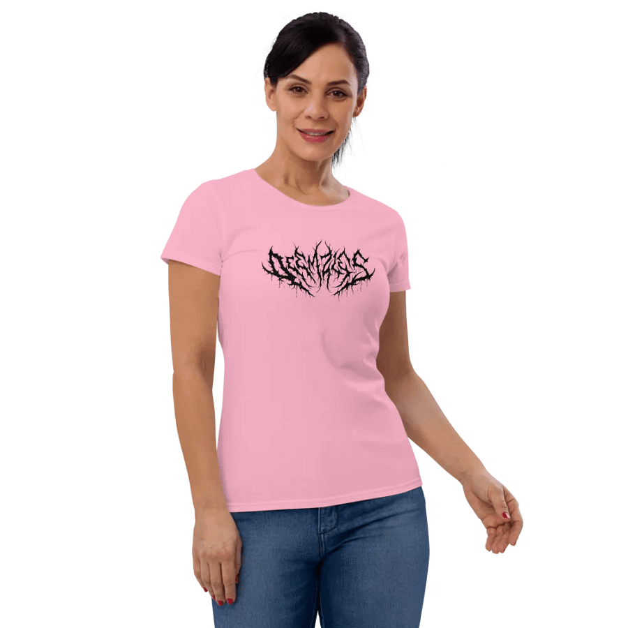 Deemzies - Death Metal logo Women's T-shirt - Black Print product image (3)