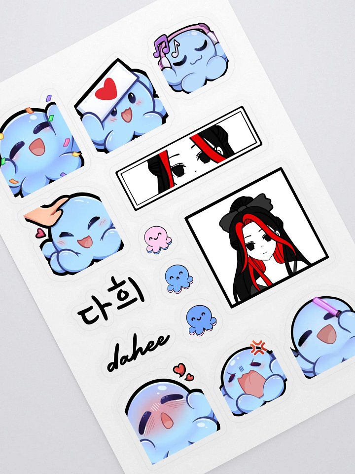 Emote Sticker Sheet product image (2)