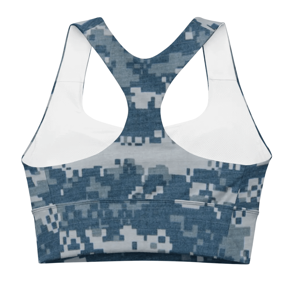 U.S. Navy Camouflage Longline Sports Bra product image (8)