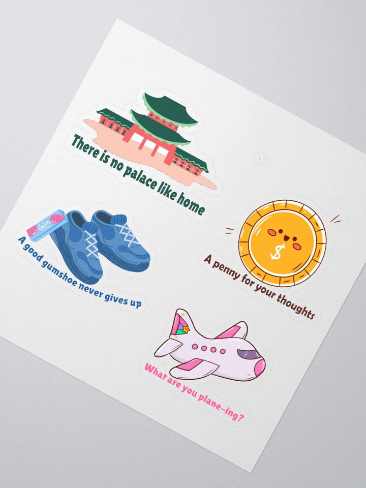 Life Goals Pun Sticker Set product image (2)