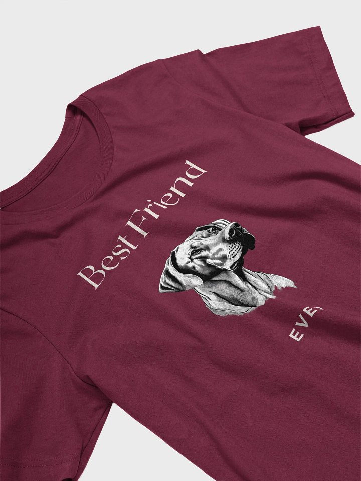 Best Friend Ever Rhodesian Ridgeback Dog Head T-shirt product image (2)