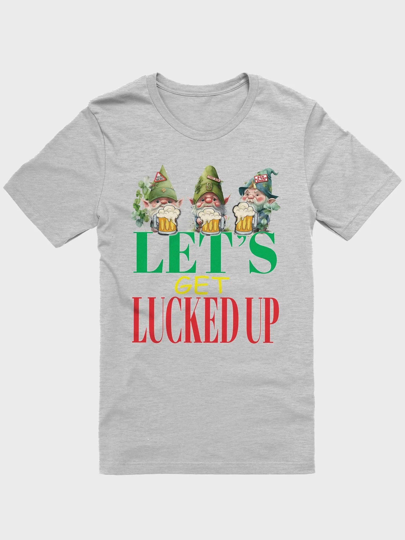 Lets Get Lucked Up Leprechauns Funny St Patrick's Day Paddys T-Shirt product image (3)