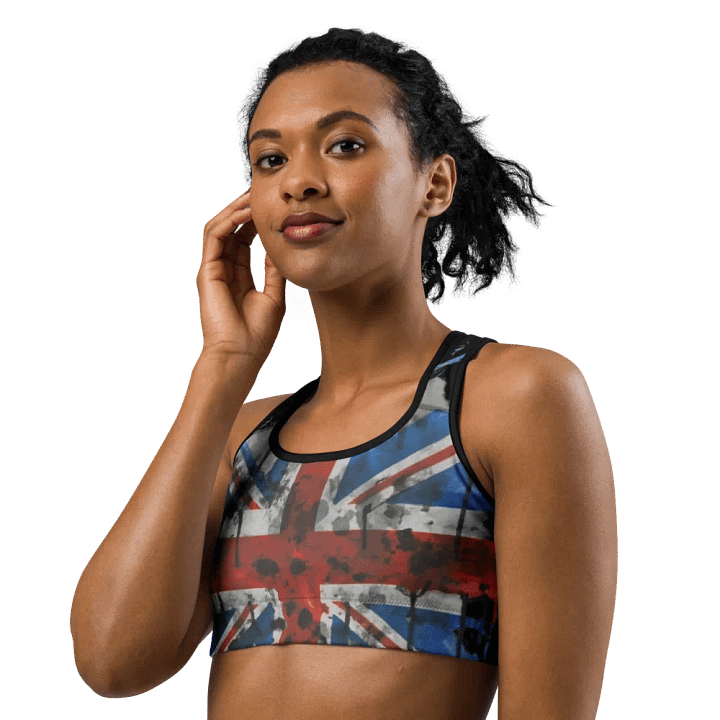 Urban Graffiti Union Jack Sports Bra product image (1)