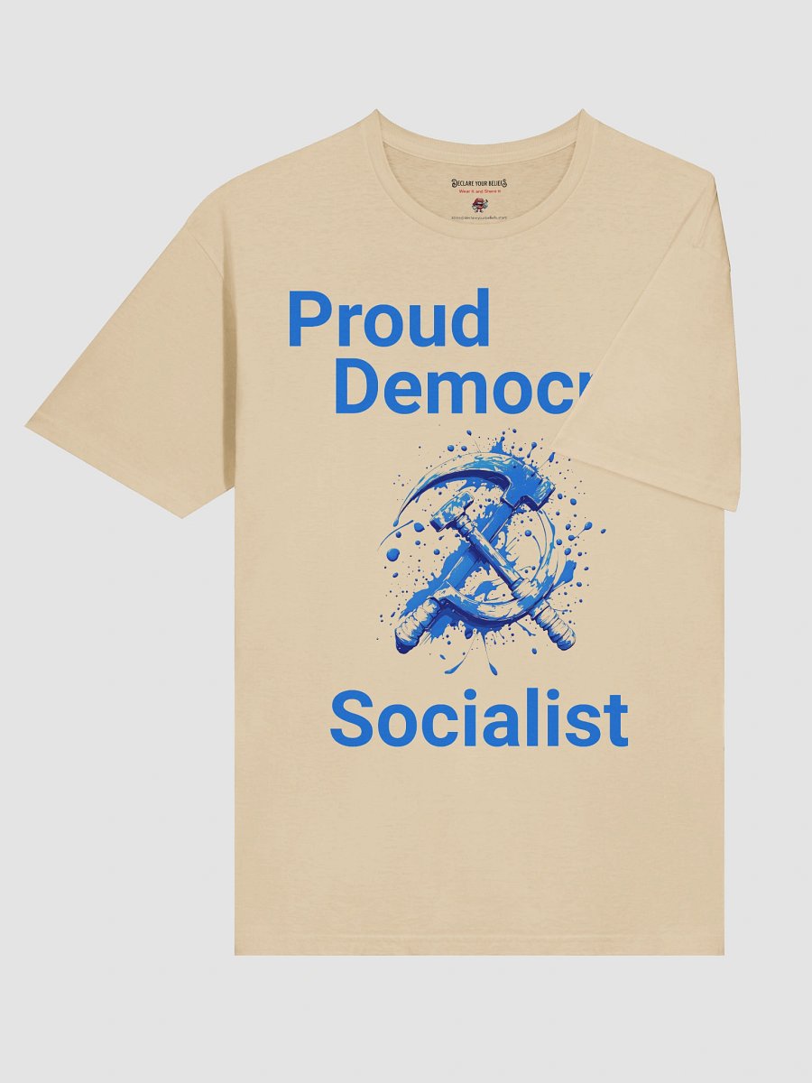 Proud Democrat Socialist Bold Identity Tee (A) product image (39)