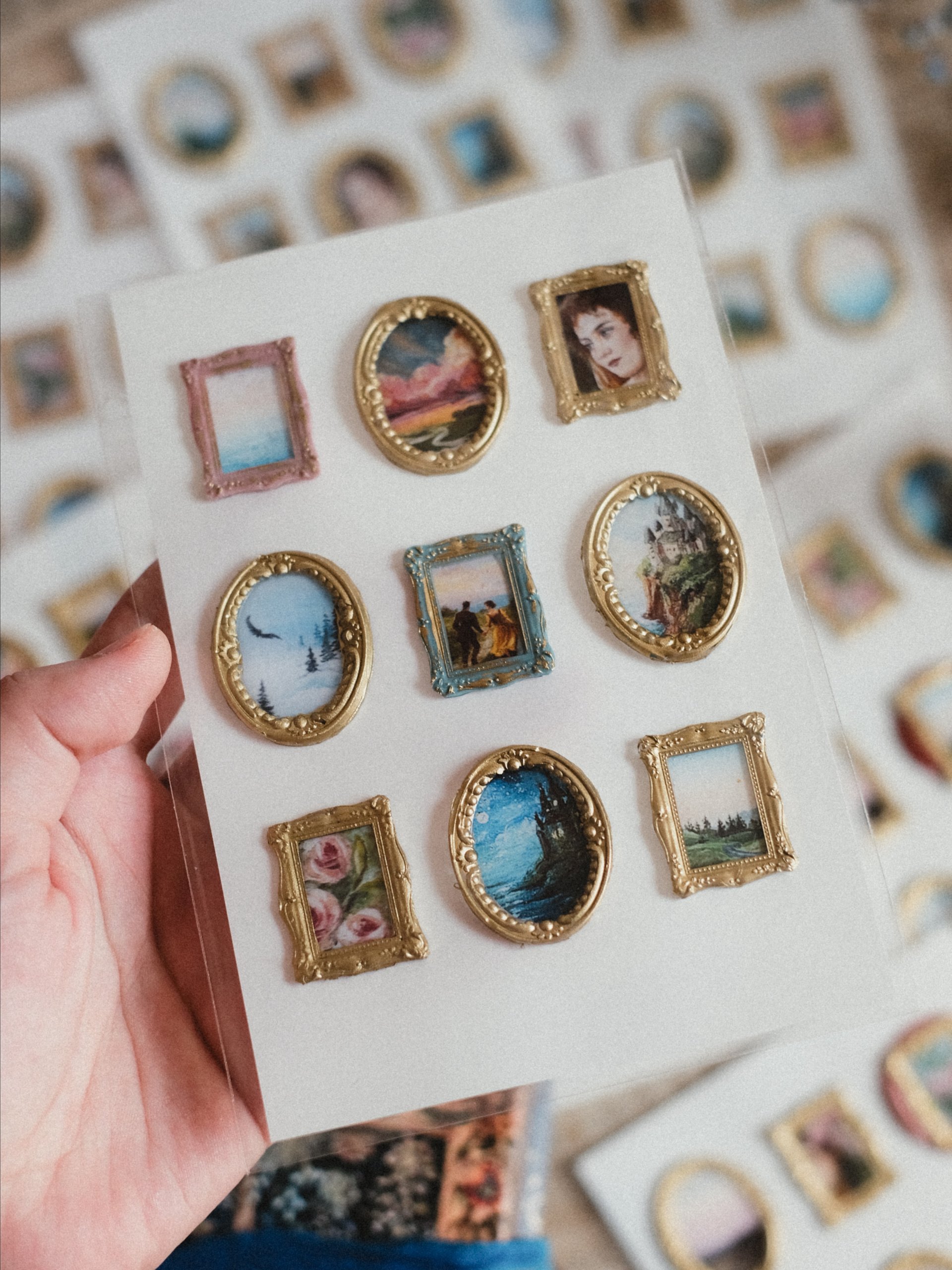 PREORDER May Handmade Sticker Gallery Sheet- Pack of 9 product image (4)
