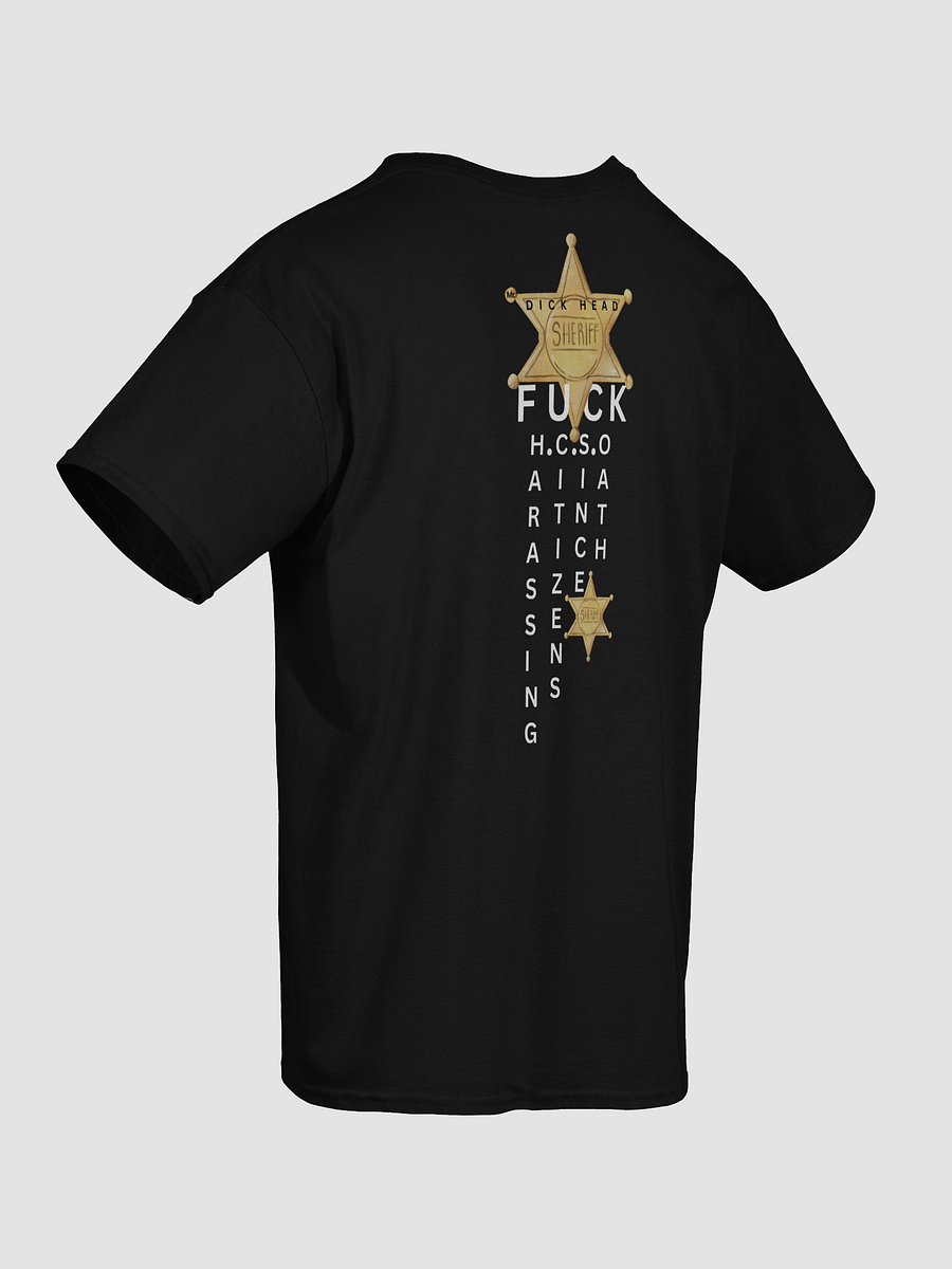 Black Golden Sheriff Badges T-Shirt product image (6)