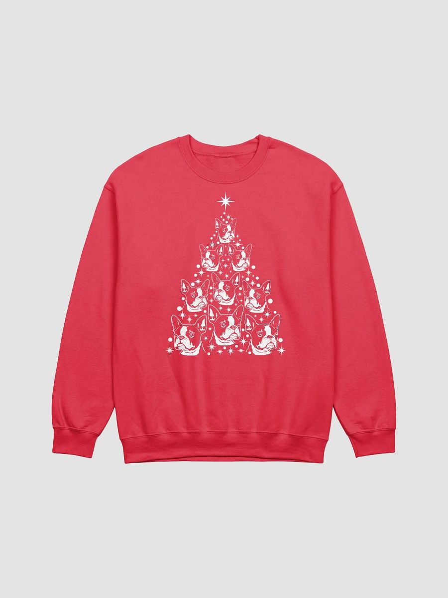Boston Terrier Christmas Tree Sweatshirt Design for Boston Terrier Paw-rents product image (23)