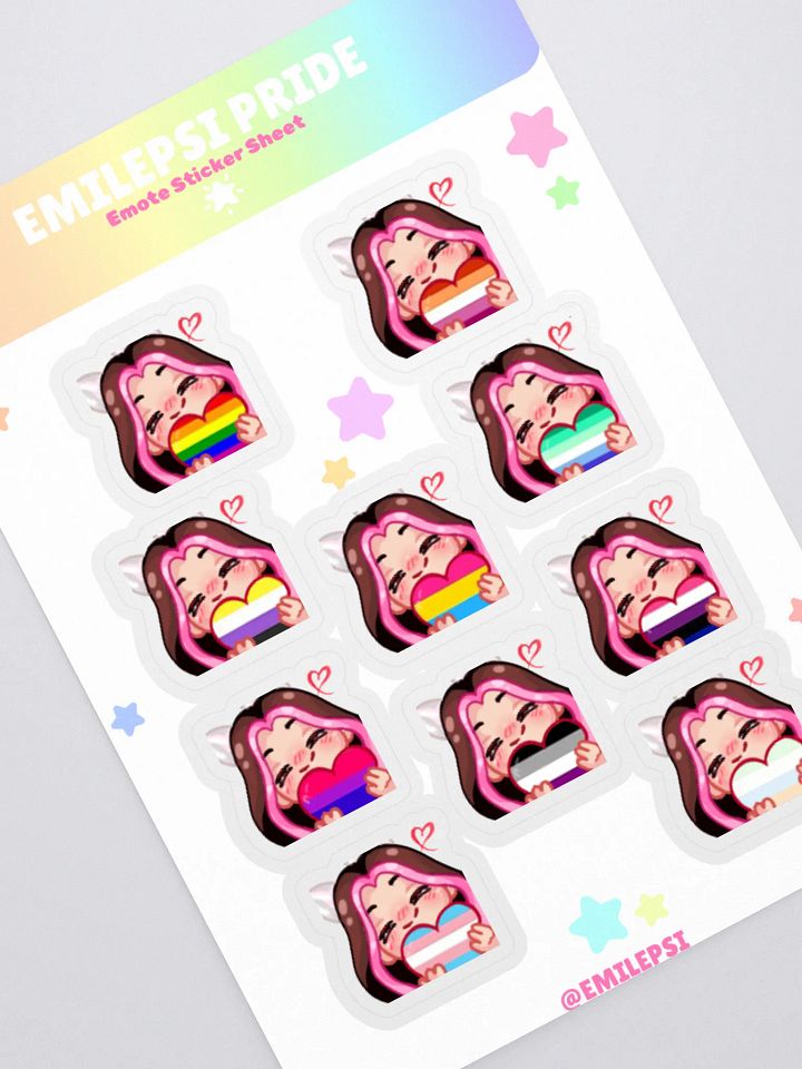Emilepsi Pride Sticker Sheet! product image (1)