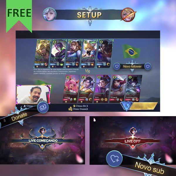 Kaos Overlay MLBB - Season 33 ZHUXIN - Grátis product image (1)