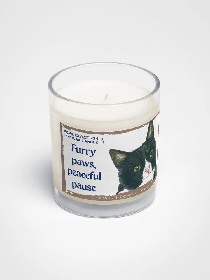 Tuxedo Cat Lover Best Gift, Large Capacity, Great Value & Eco-Friendly Candle – 1.2 lbs of Pure Serenity product image (2)