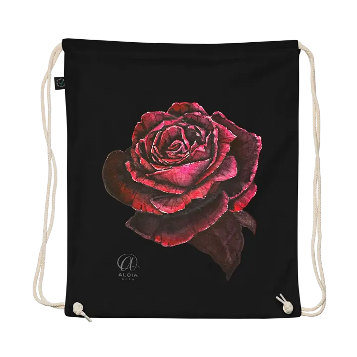 Red Rose Drawstring Bag product image (1)