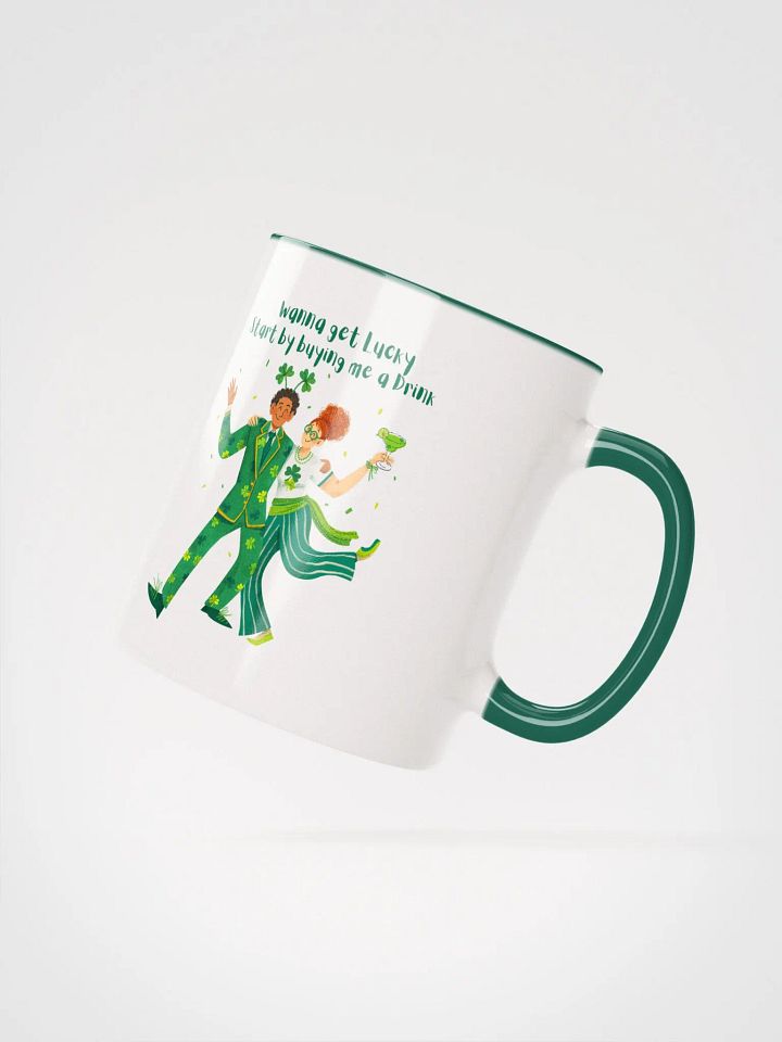 Wanna Get Lucky with St Patricks Day Ceramic Mug product image (3)