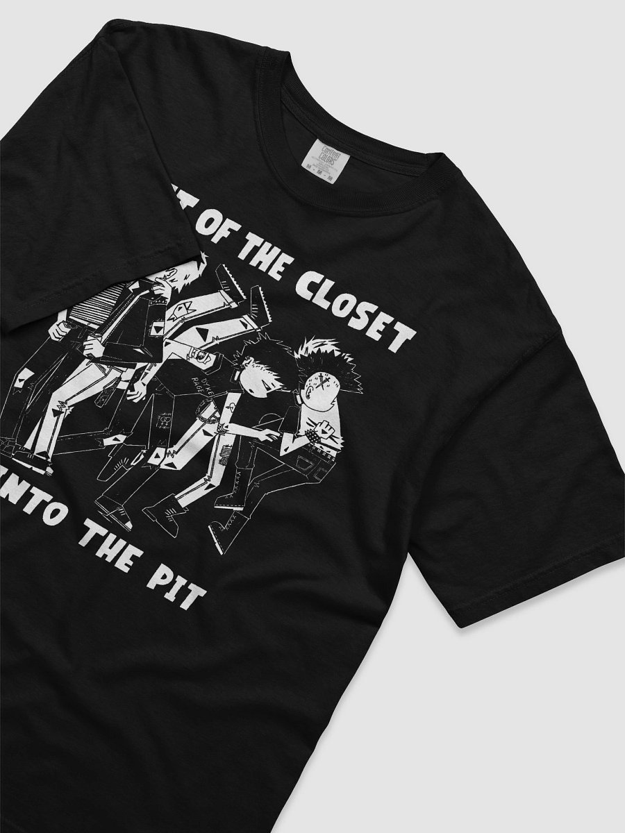 Out of the Closet, Into the Pit Black T-Shirt product image (3)