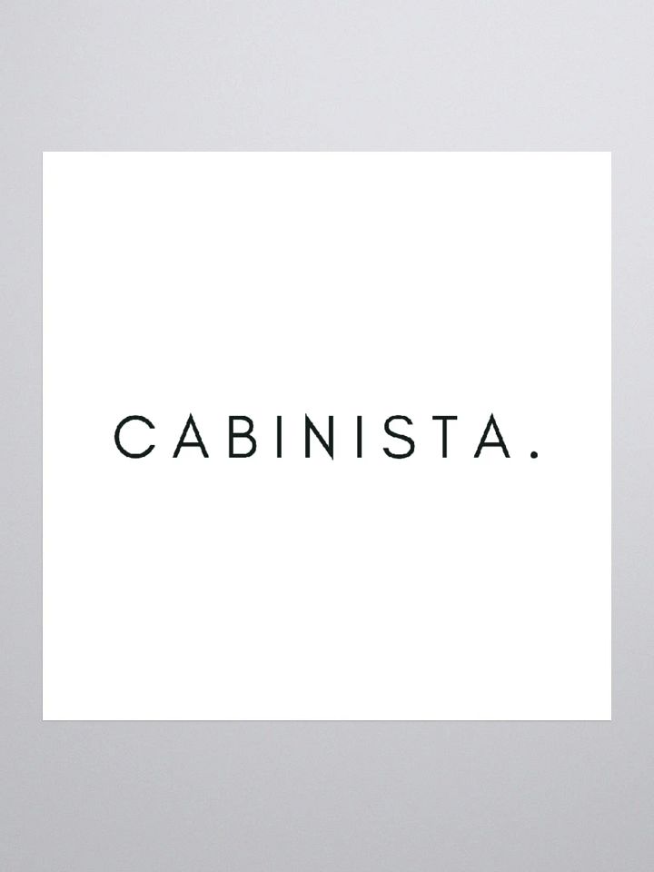 The Cabinista Kiss Cut Stickers product image (1)