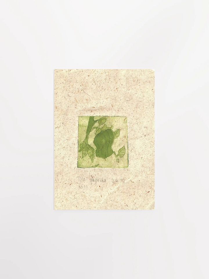 Green Paprika, Botanical Art Print product image (3)