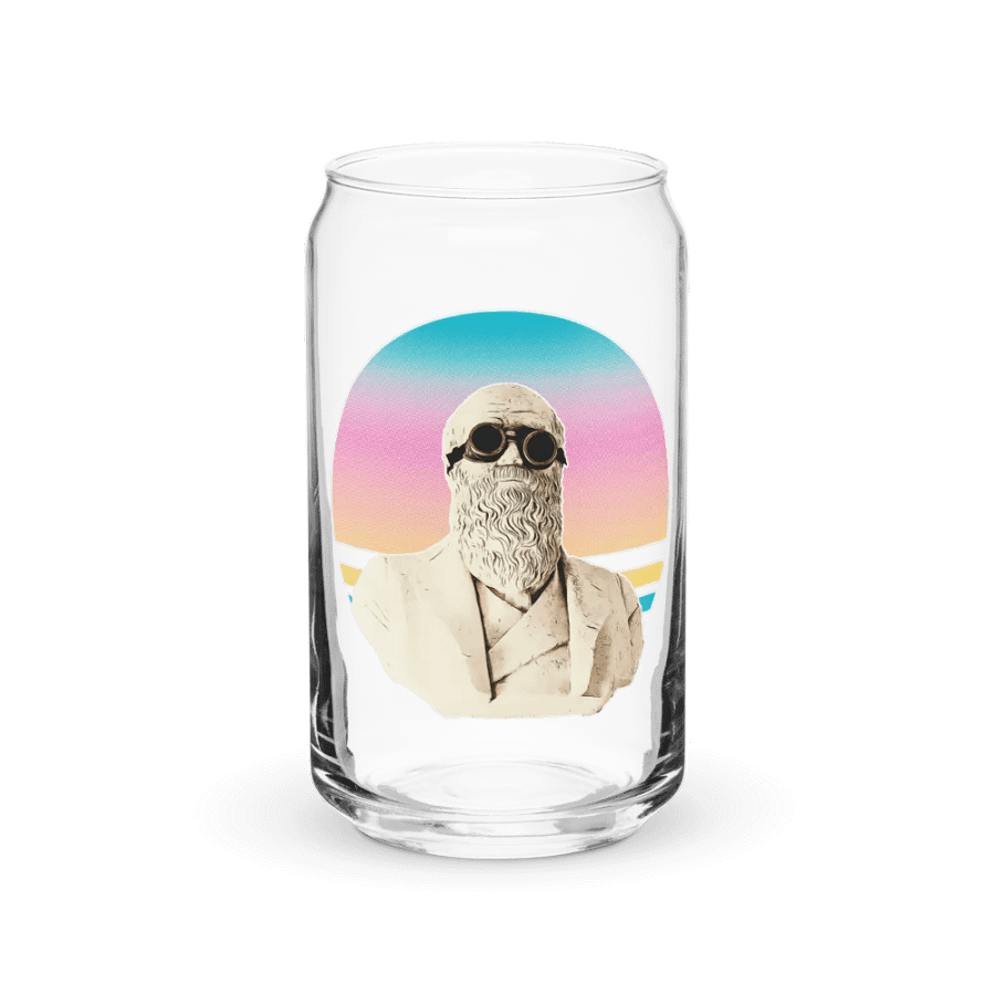 Darwinism Can-Shaped Glass product image (2)
