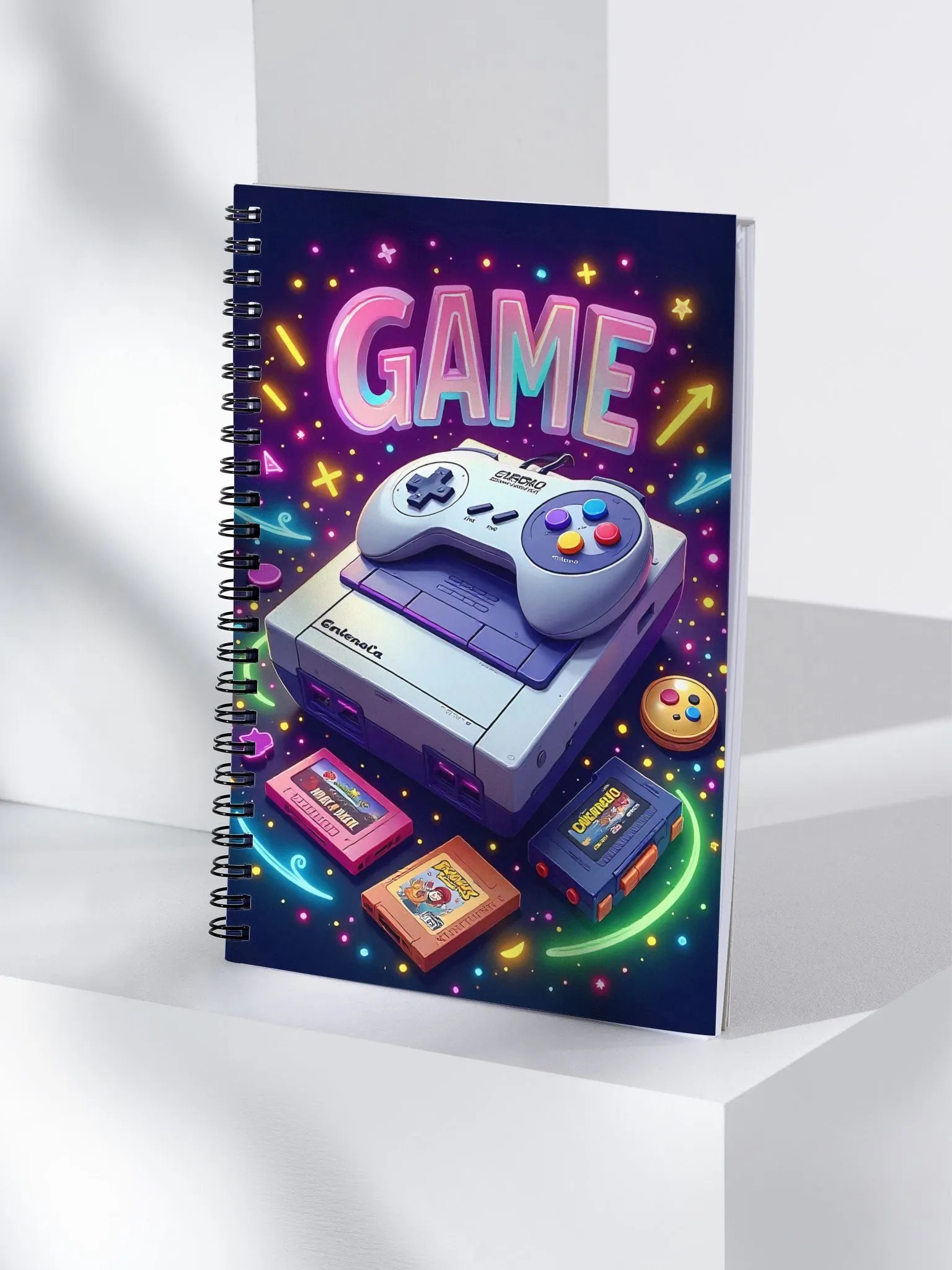 Gamer's Grid notebook For school and office or for work: Ultimate Gaming-Themed Notebook product image (4)