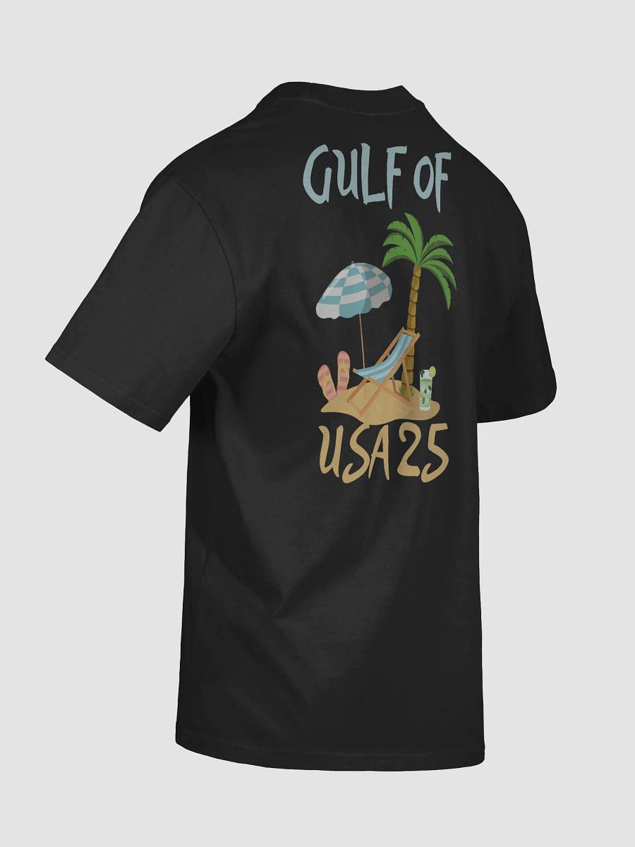 Gulf of USA 25 Beach Scene Oversized Faded T-Shirt product image (8)