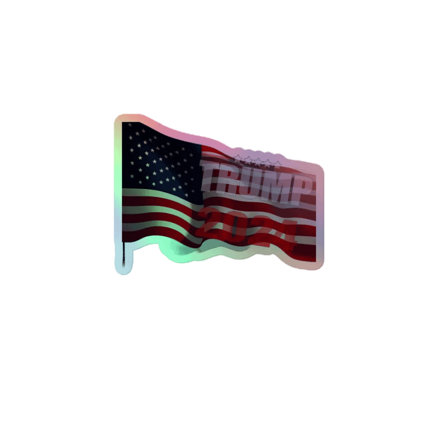Trump 2024 Holographic Sticker Sheet product image (1)