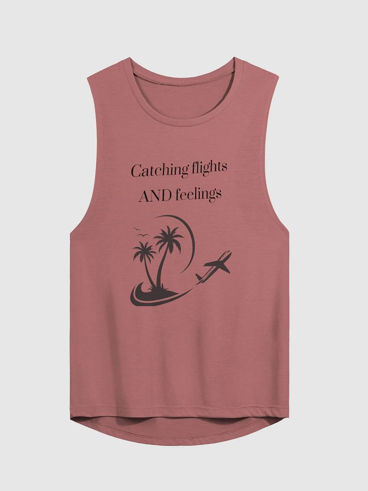 Catching Flights AND Feelings Women's Flowy Muscle Tank product image (3)
