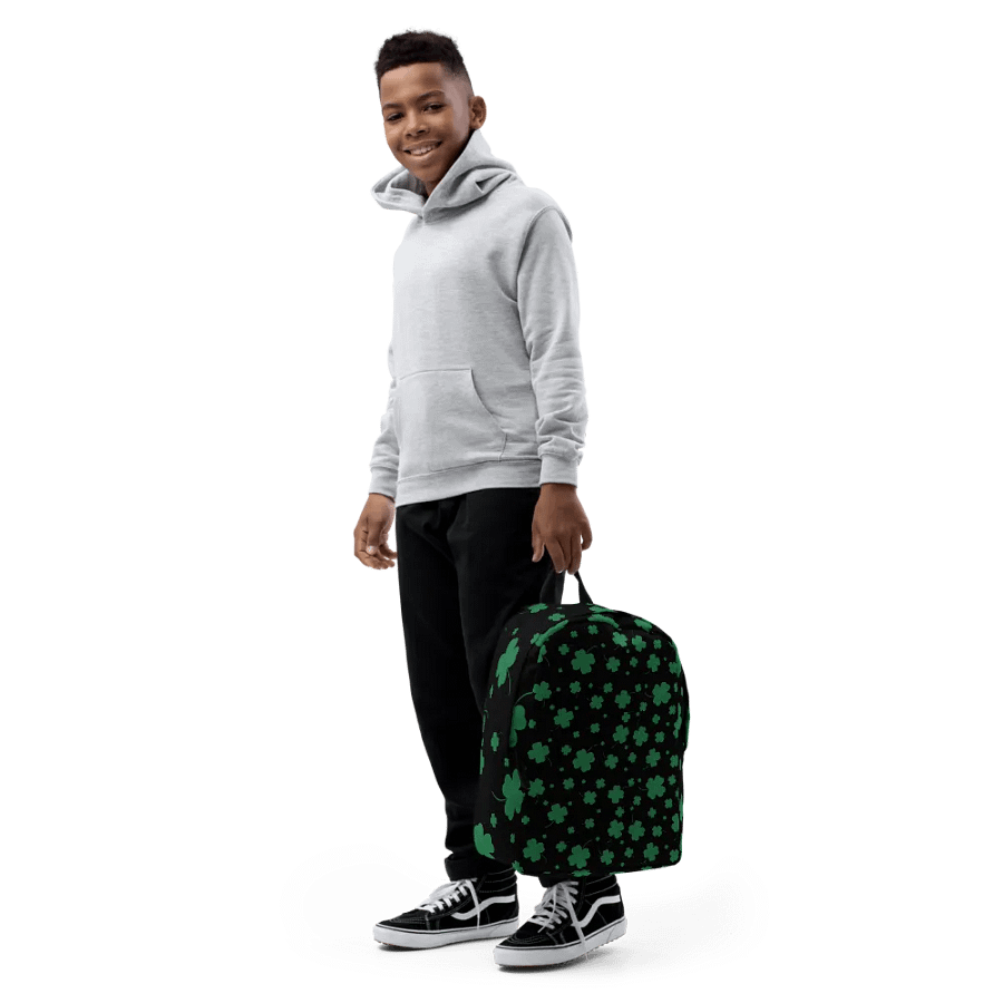 Lucky Hanny Shamrock All-Over Print Backpack product image (8)