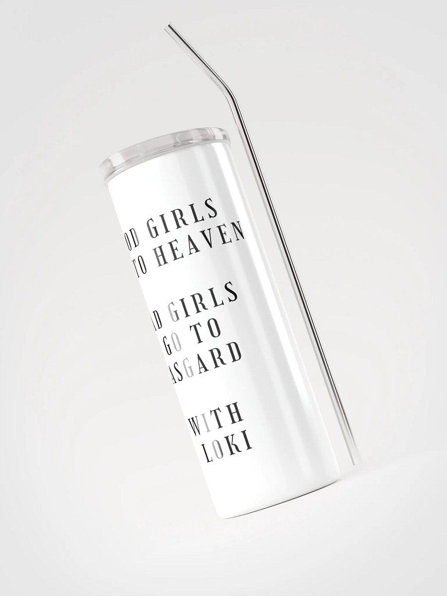 Good girls, Bad girls - White tumbler product image (4)