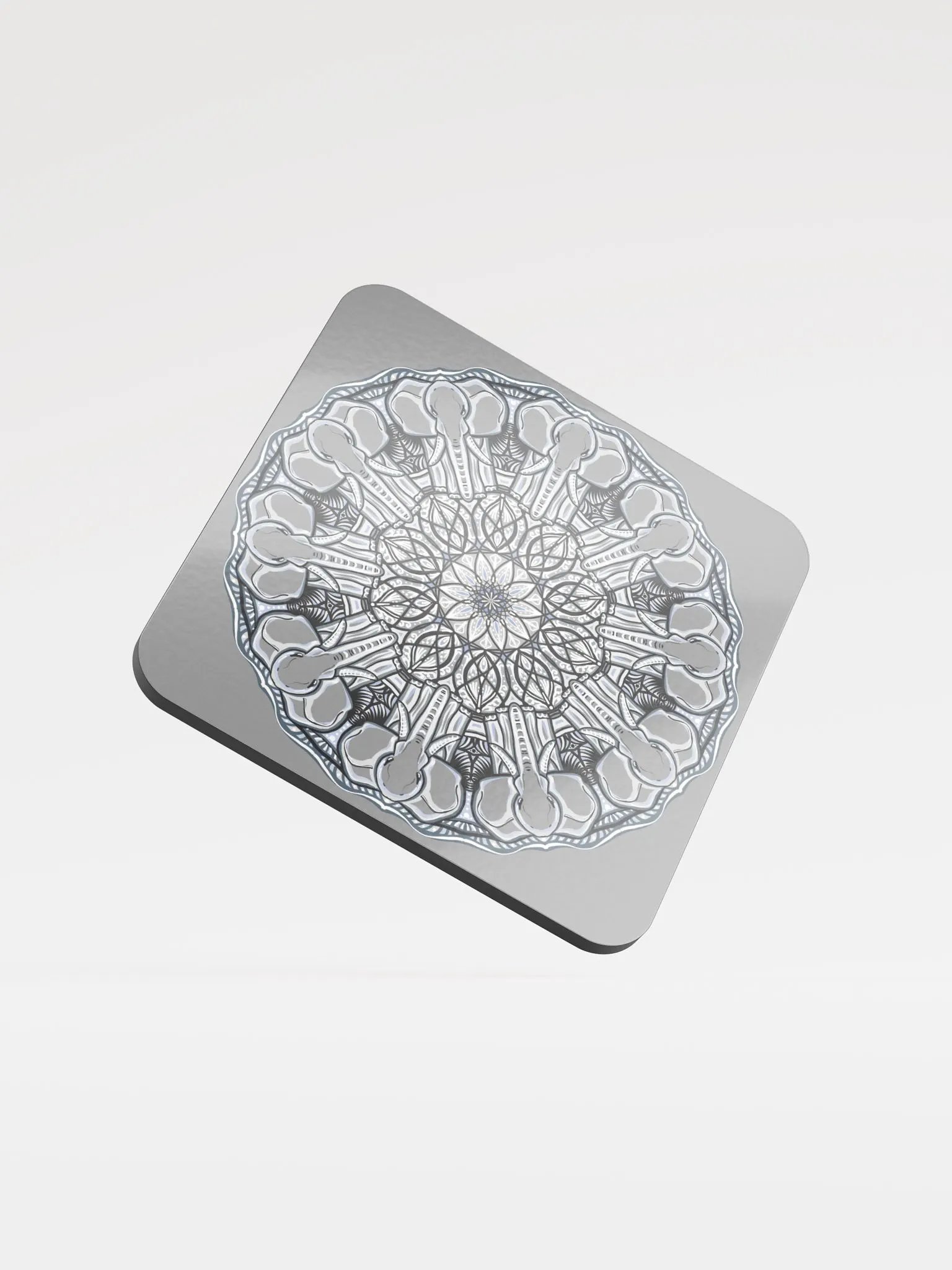 Symmetrical Serenity Cork Coaster product image (1)