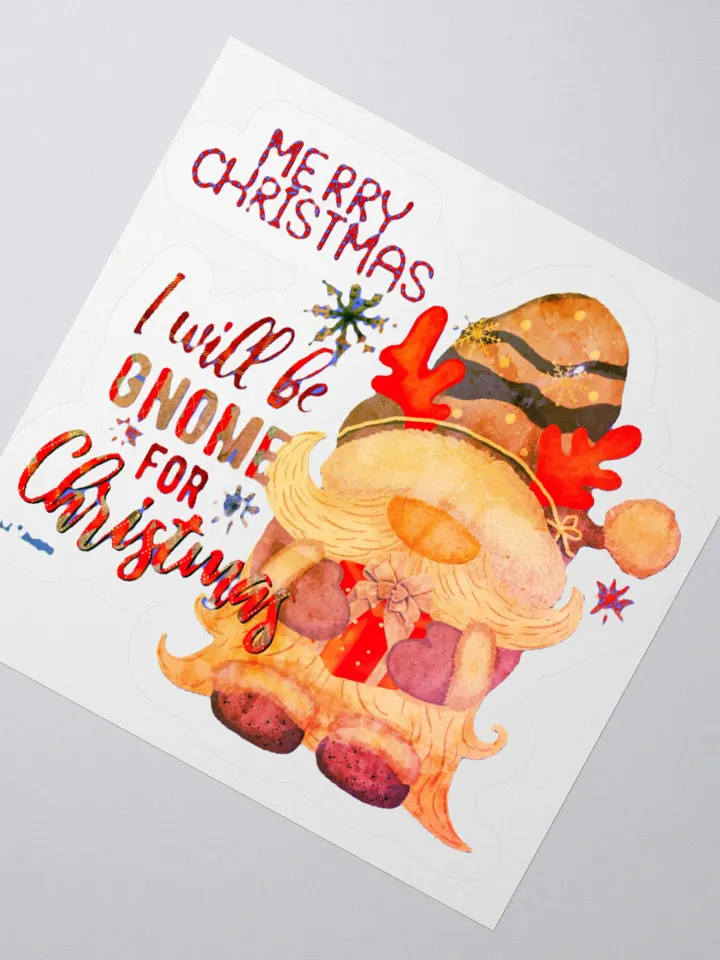 I WILL BE GNOME FOR CHRISTMAS product image (5)