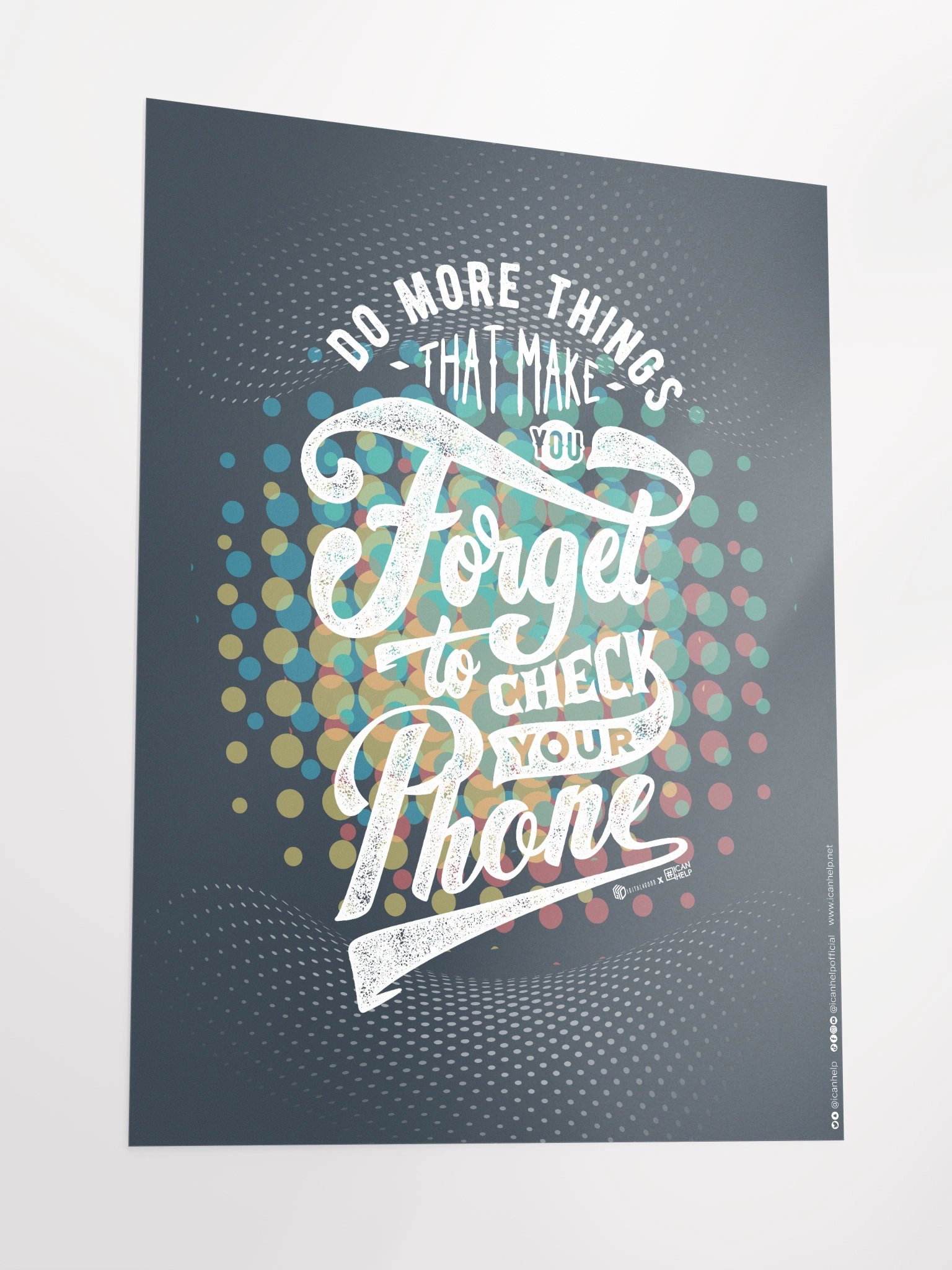 Do More Things That Make You Forget to Check Your Phone Poster product image (3)