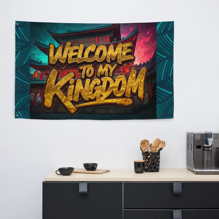 Kingdom Welcome All-Over Flag product image (6)