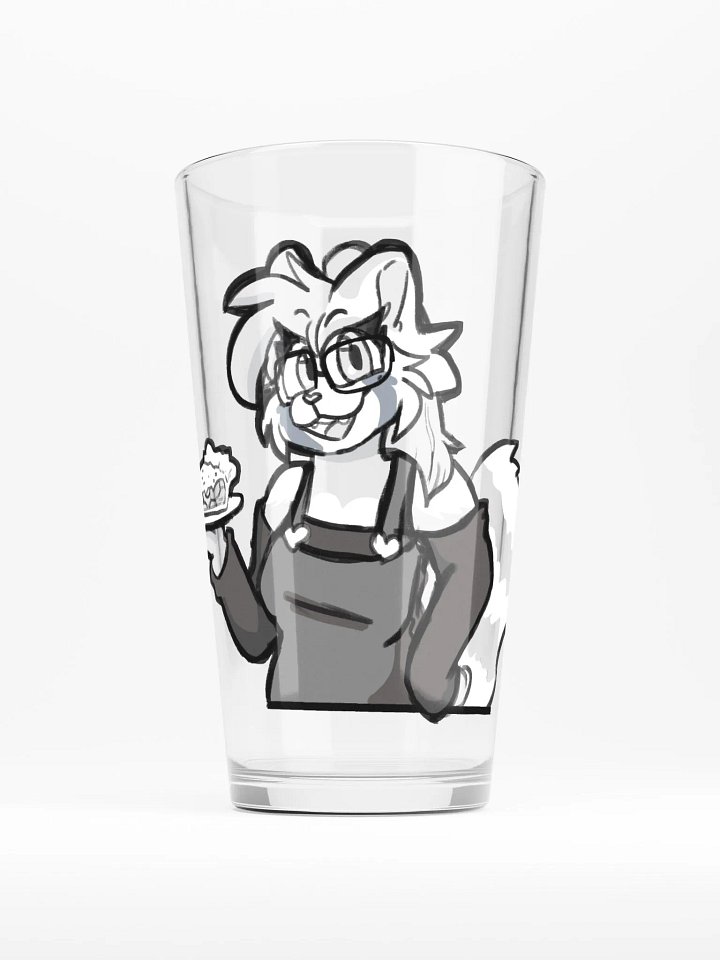 Pie-loving Red Panda Shaker Pint Glass product image (1)