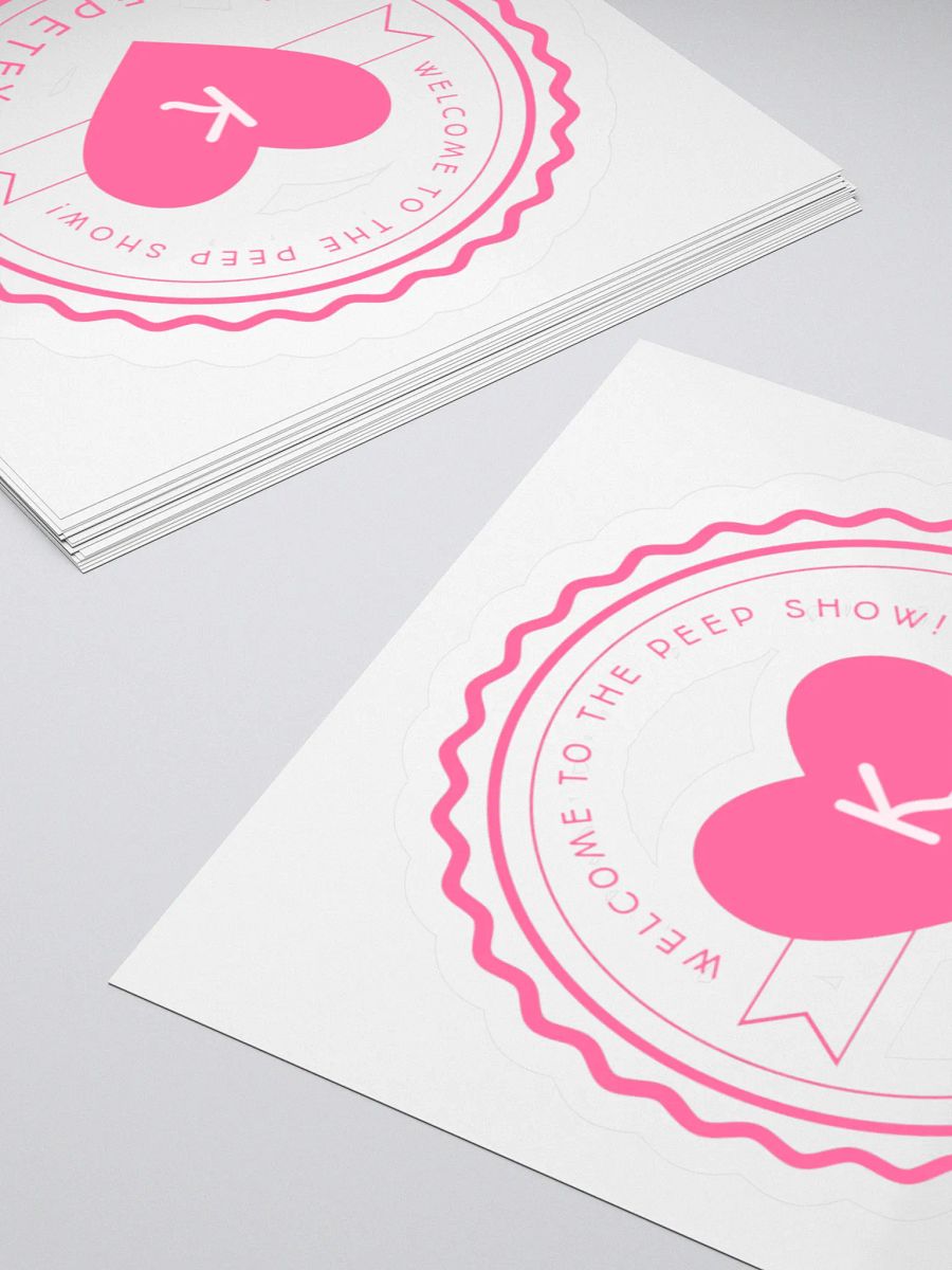Kekepetey Logo Sticker - Pink product image (11)