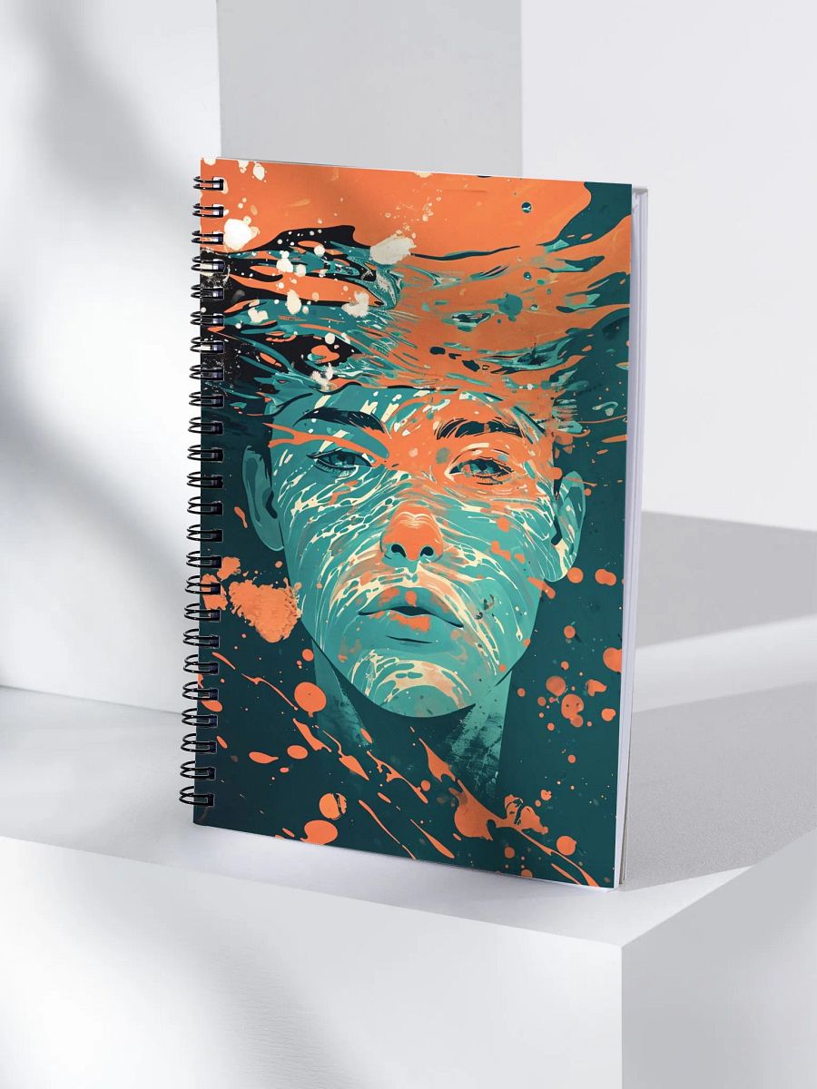 Aqua Spirit Spiral Notebook product image (4)