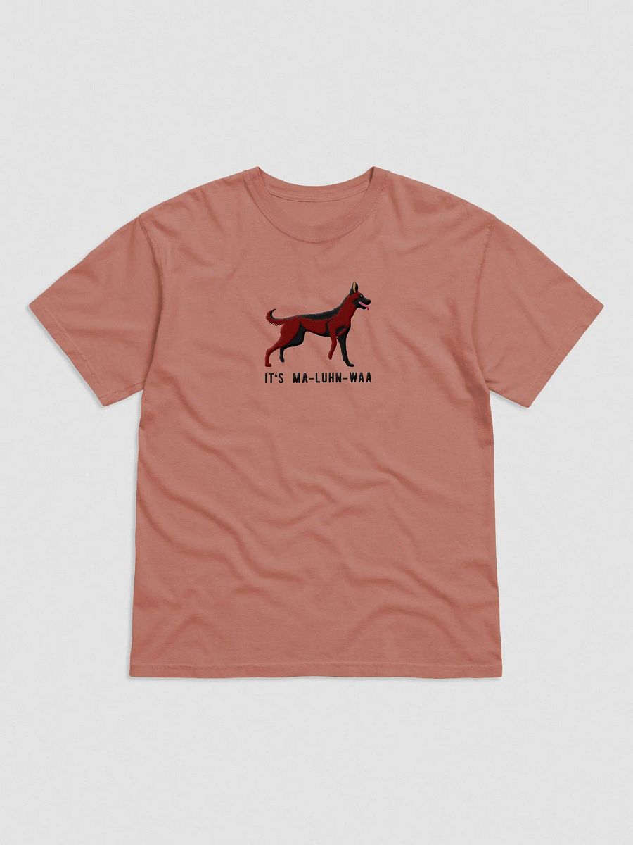 It's Ma-Luhn-Waa T-Shirt(Embroidered) of a Belgian Malinois(Mahogany) product image (4)